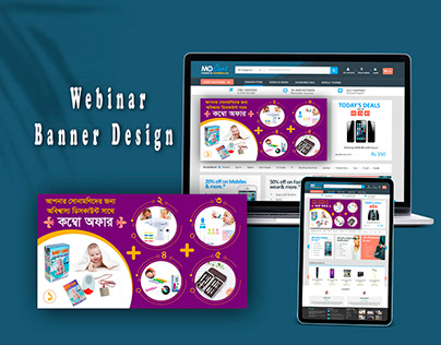 Webinars banner Design