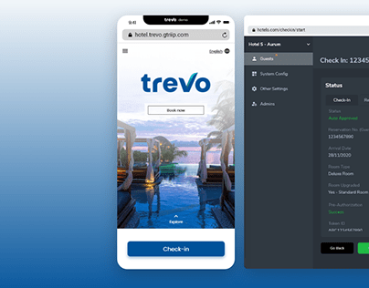 Trevo, contactless check-in for hotels.