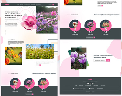 Flower Website UI