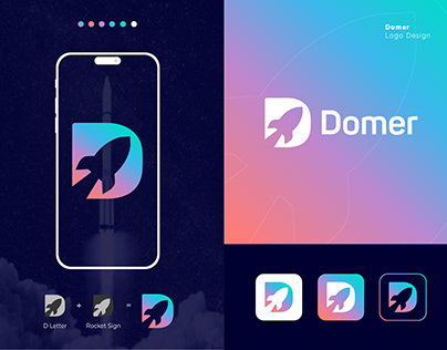 Domer | Startup Tech Software Agency Logo Design