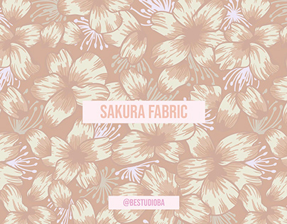 Sakura Pattern - Fabric Design