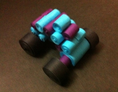 My quilled car