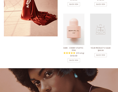 wellness & beauty Ecommerce website
