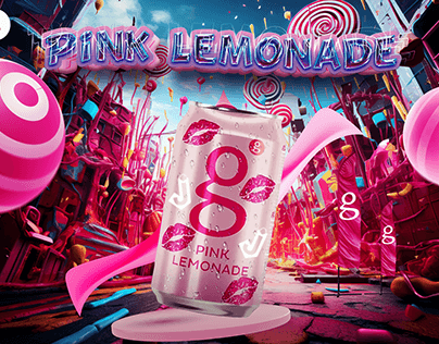 g Drink Pink Lemonade Flavor social media post