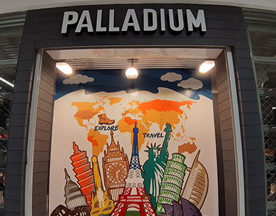 Palladium Boots Store Mural