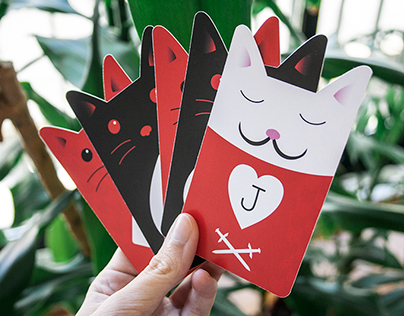 HOUSE OF CATS card deck.