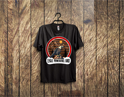 Eagle illustration T-Shirt Design