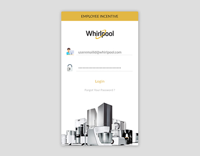 whirlpool internal application Login page