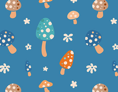 Mushrooms Pattern
