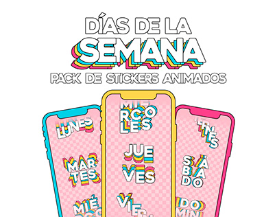 Días de la semana - Sticker pack