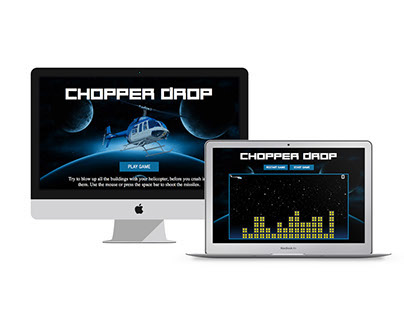 Javascript Game - Chopper Drop