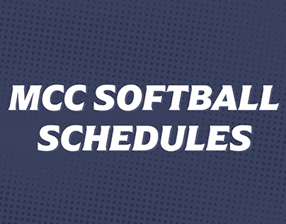 MCC Softball Schedules
