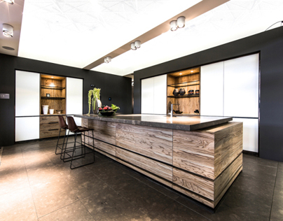 Oliva kitchen design for Tinello