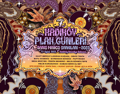 "7. Kadıköy Plak Günleri" İllustration Poster