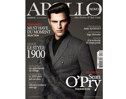 SEAN O'PRY for APOLLO NOVO magazine
