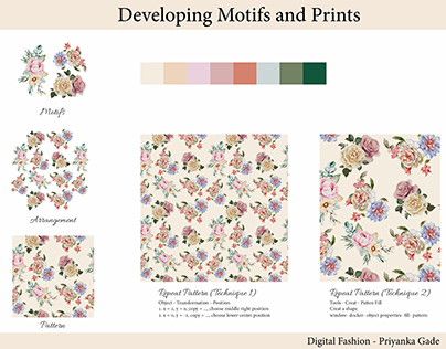 Floral Print Development