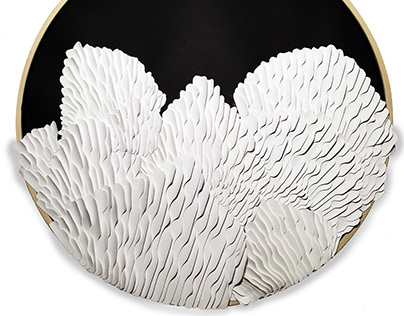Mushroom Gills Paper Sculpture