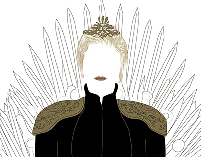 Ilustración Cersei Lannister (GOT)