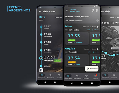 Trenes Argentinos - Rediseño UX UI