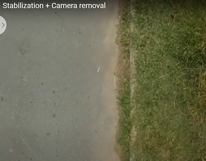 360 video of Stabilization and Camera Removel