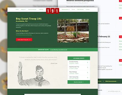 Boy Scout Troop 191 Website