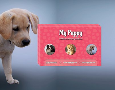 My Puppy Business Card Template