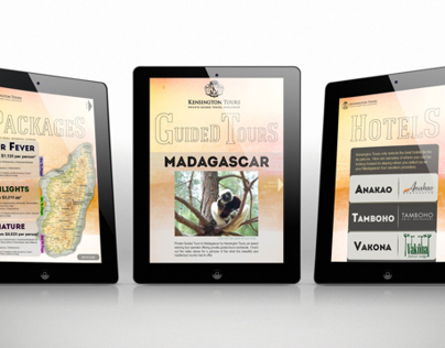 Madagascar Tours (interactive iPad app)