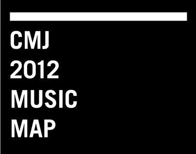 CMJ 2012 Music Map