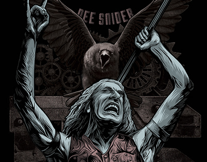 Illustration for T-shirt "Dee Snider"