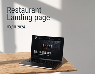 Restaurant Landing Page UX/UI