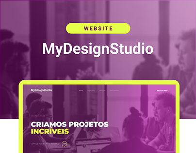 MyDesignStudio - Website de agência de design