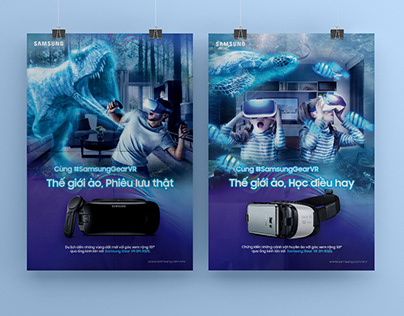 Advertising Poster Design: Samsung Gear VR