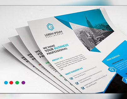 business flyer design for company