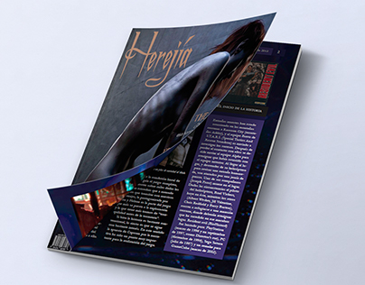 Revista Herejía (Diseño editorial)