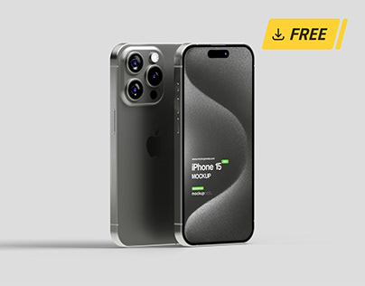 Free iPhone 15 Pro Mockup ❤️