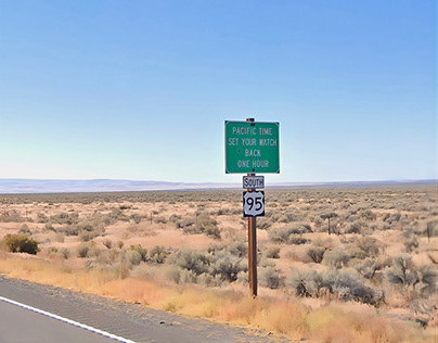 Google street view photography - California