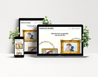 Newtral Studio - Portfolio Website Design