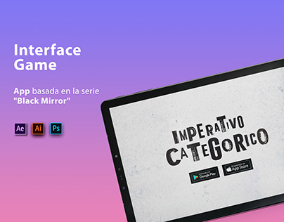 Interface game - Black Mirror