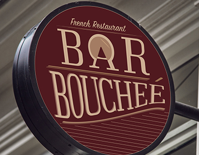 Bar Boucheé | French Restaurant | Signage