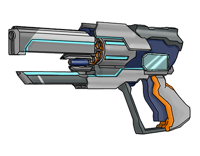 3D Prop Model: Gun