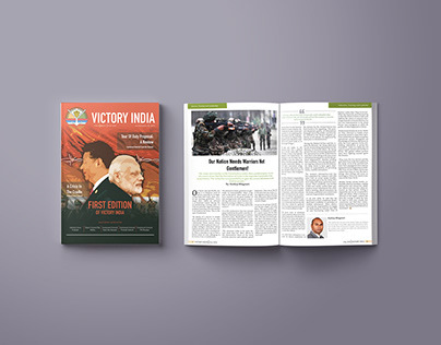 Victory India Magazine & Logo Design