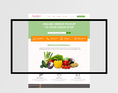 Grocery Website Redesign- MARKET BASKET