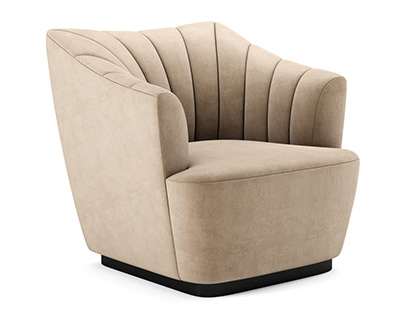 Fenton Armchair The Sofa and Chair Company 3D model