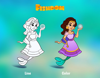 Fishdom character concept