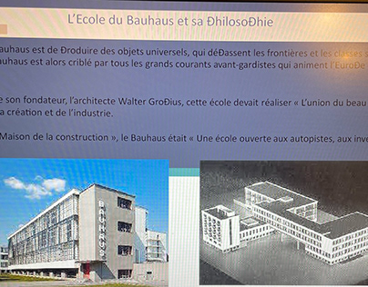 L'Ecole du Bauhaus et sa Philosophie