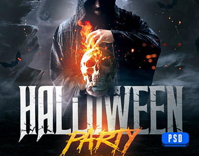 Halloween Party Design (PSD)
