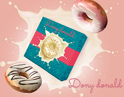 Dony donald packaging brand identity logo design