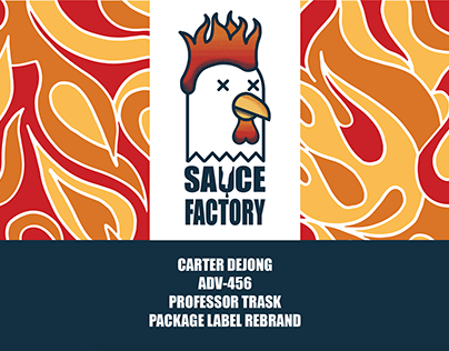 Sauce Factory Package Rebrand