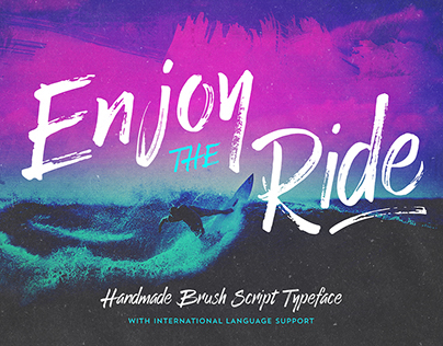 Enjoy the Ride - Typeface