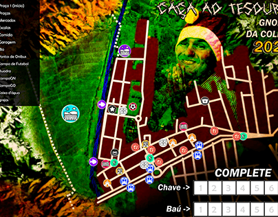 Mapa do Tesouro Gnomo da Colina / treasure map
